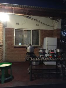inside a furnished kitchen